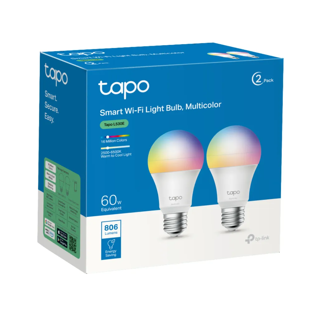 FOCO SMART WI-FI COLOR KIT 2 TAPO L530E-2 | Alecom